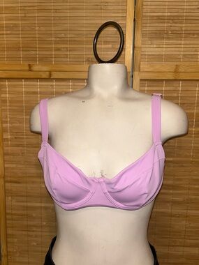 Victoria’s light Purple Underwire Push Up Wide Strap Bikini Top Swimsuit 36B